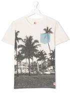 American Outfitters Kids Palm Tree Print T-shirt - White
