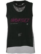 Diesel T-quinn Mesh Top - Black
