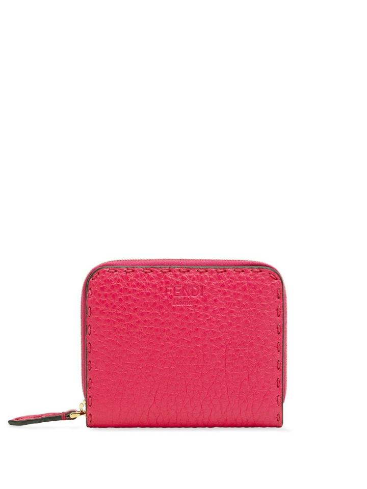 Fendi Medium Selleria Wallet - Pink