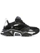 Calvin Klein Heavy Tread Athletic Leather Sneakers - Black