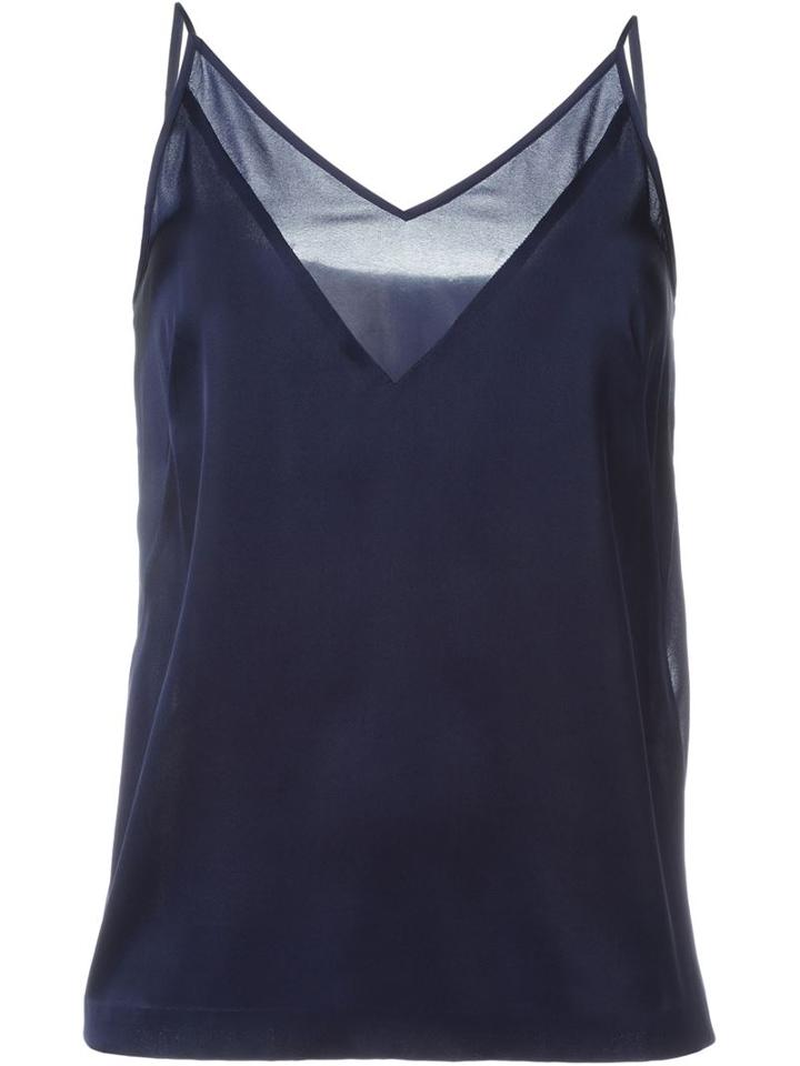 Stills Satin Cami Top, Women's, Size: 36, Blue, Silk/spandex/elastane