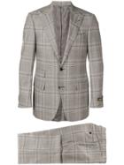 Canali Two-piece Checked Suit - Grey