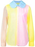 Comme Des Garçons Colour-block Shirt - Yellow