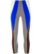 No Ka' Oi Neon Detail Leggings, Women's, Size: Medium, Red, Polyamide/spandex/elastane