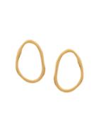 Maya Magal Simple Organic Link Earrings - Gold