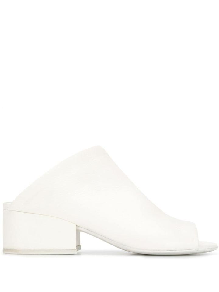 Marsèll Block Heel Mules - White