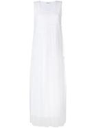 P.a.r.o.s.h. Layered Tulle Sun Dress - White