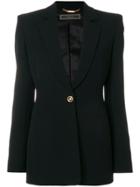 Versace Single Button Blazer - Black