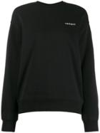 Carhartt Wip Embroidered Logo Sweatshirt - Black