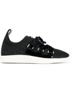 Giuseppe Zanotti Design Maggie Velvet Lace Sneakers - Black