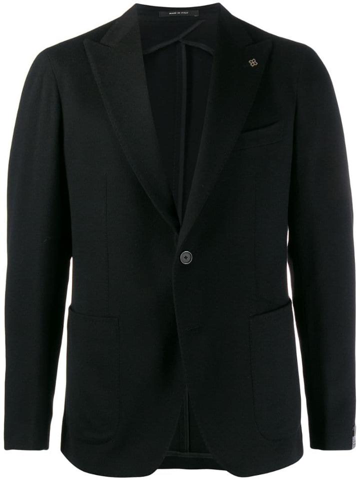 Tagliatore Button Up Blazer - Black