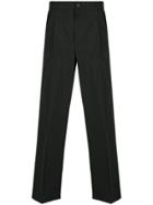 Valentino Vltn Logo Wide-leg Trousers - Black