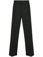 Valentino Vltn Logo Wide-leg Trousers - Black