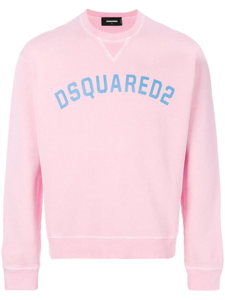 Dsquared2 Classic Logo Sweatshirt - Pink & Purple