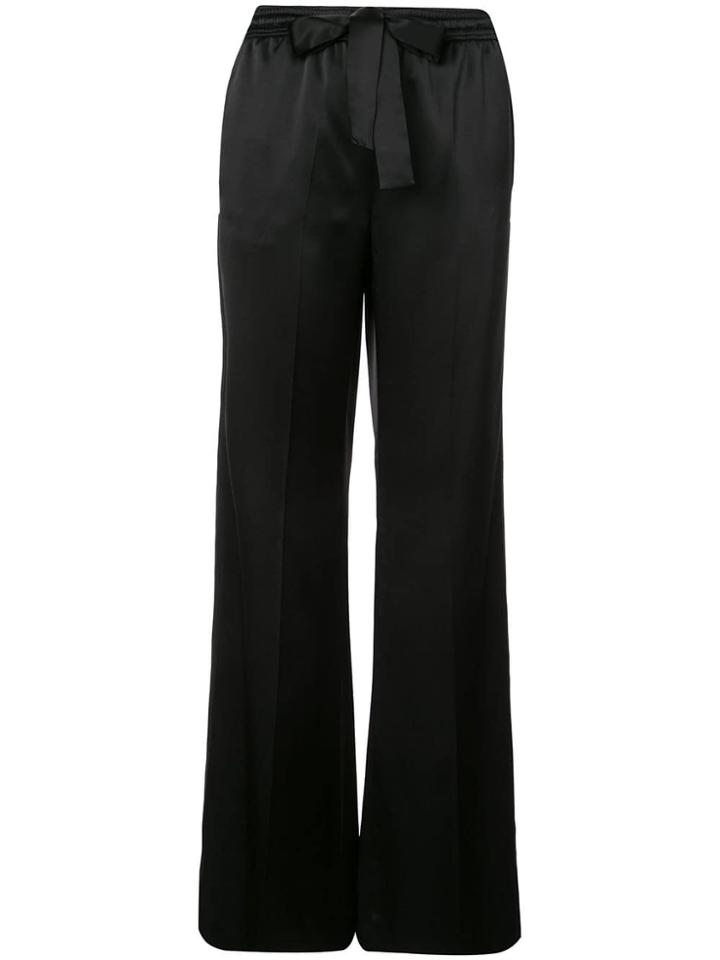 Dorothee Schumacher Bow Tie Palazzo Pants - Black