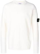 Stone Island Textured Knit Sweater - White