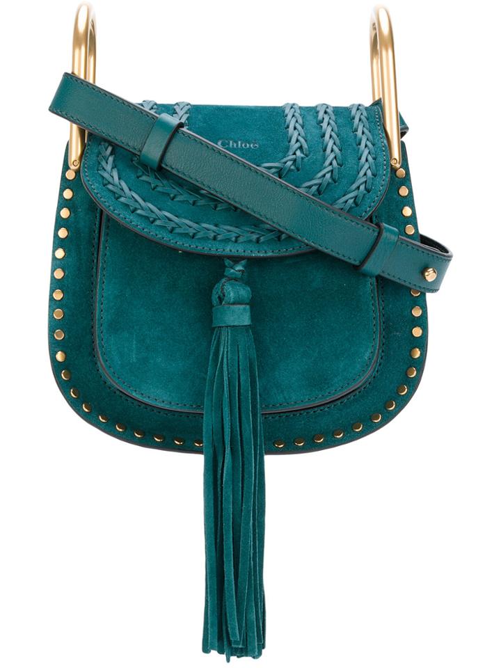 Chloé Mini Hudson Bag - Green