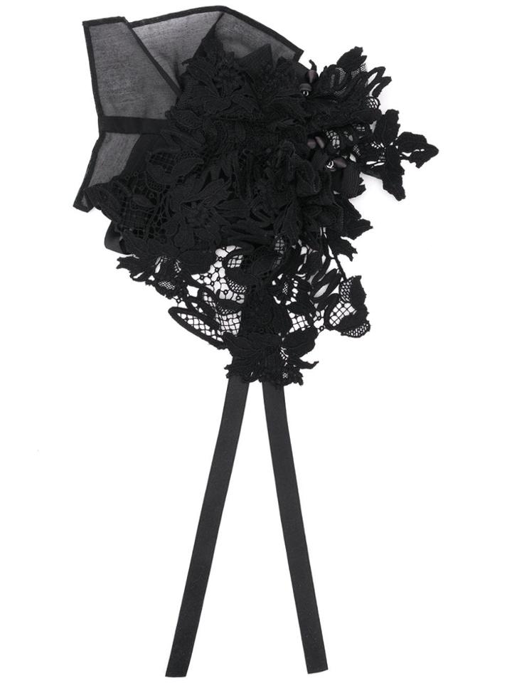 Sacai Lace Scarf - Black