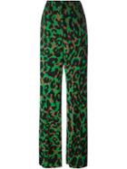 Versace 'camoupard' Palazzo Trousers