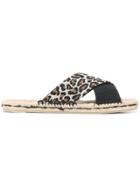 Castañer Leopard Sandals - Brown