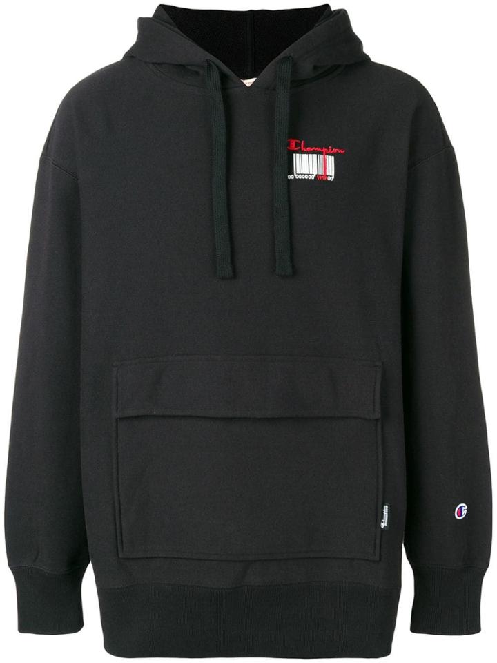 Champion Barcode Hoodie - Black