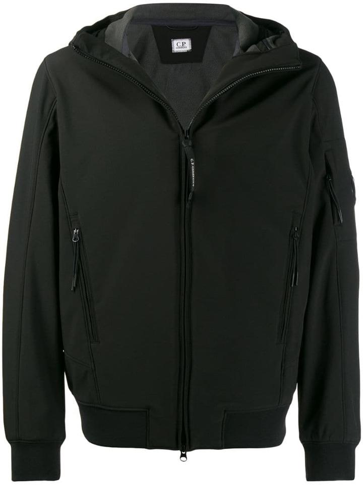 Cp Company Zipped Wind Breaker - Black