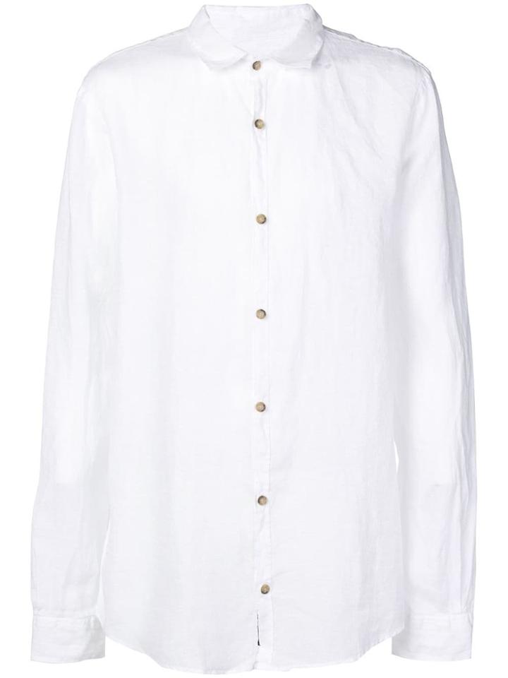 Ecoalf Crinkle-effect Shirt - White