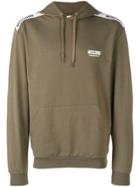 Moschino Logo Print Hoodie - Green