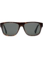Gucci Eyewear Rectangular-frame Acetate Sunglasses - Brown