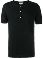 Merz B. Schwanen Henley T-shirt, Men's, Size: Medium, Black, Cotton