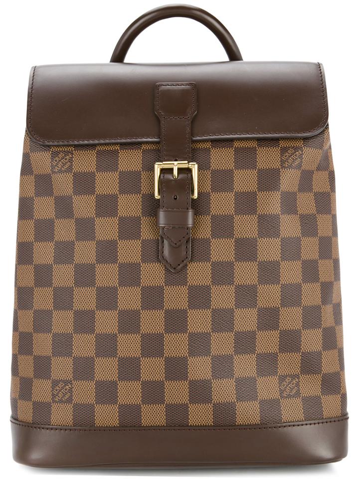 Louis Vuitton Vintage Soho Damier Ebene Backpack - Brown