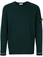 Stone Island Logo Patch Sweatshirt - Green
