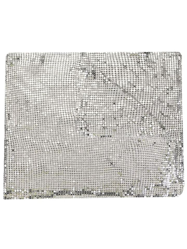 Tom Ford Metal Mesh Scarf - Silver