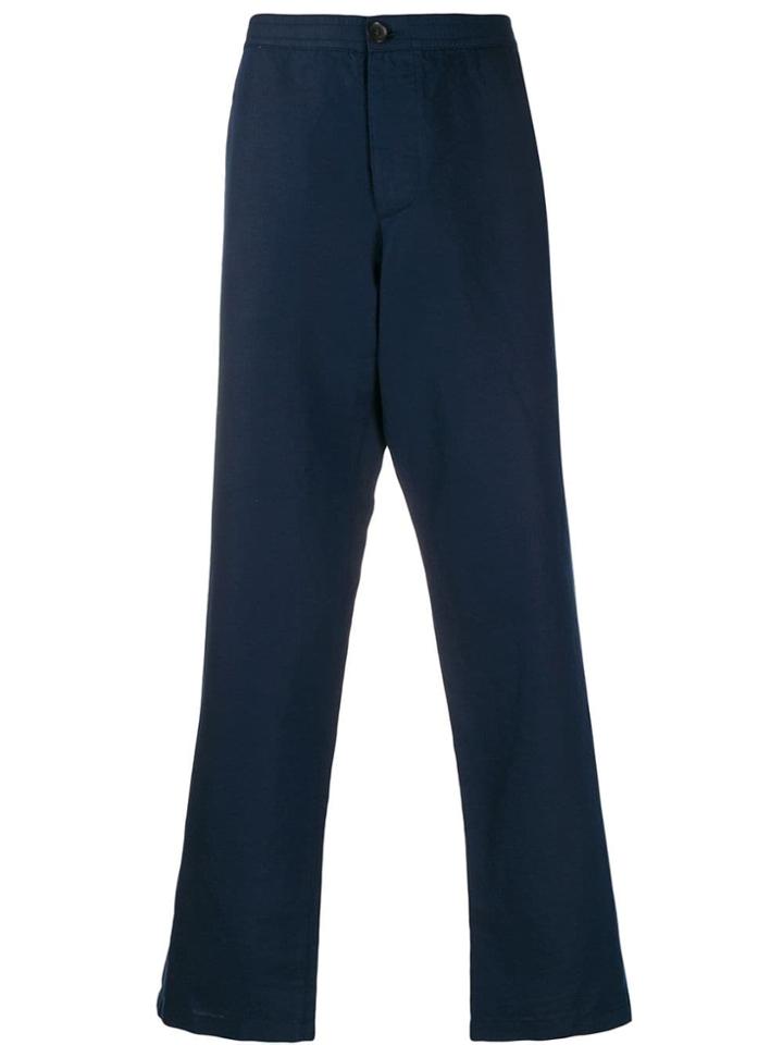 Oliver Spencer Linton Straight-leg Trousers - Blue
