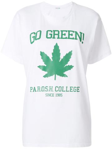 P.a.r.o.s.h. Go Green Printed T-shirt - White
