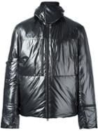 Y-3 Hooded Down Jacket, Men's, Size: Medium, Black, Polyamide/polyester/feather Down/feather