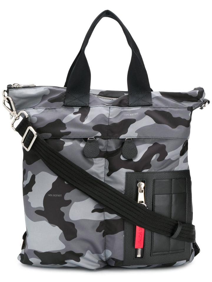 Neil Barrett Large Backpack - Grey