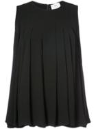 Co Pleated Blouse - Black
