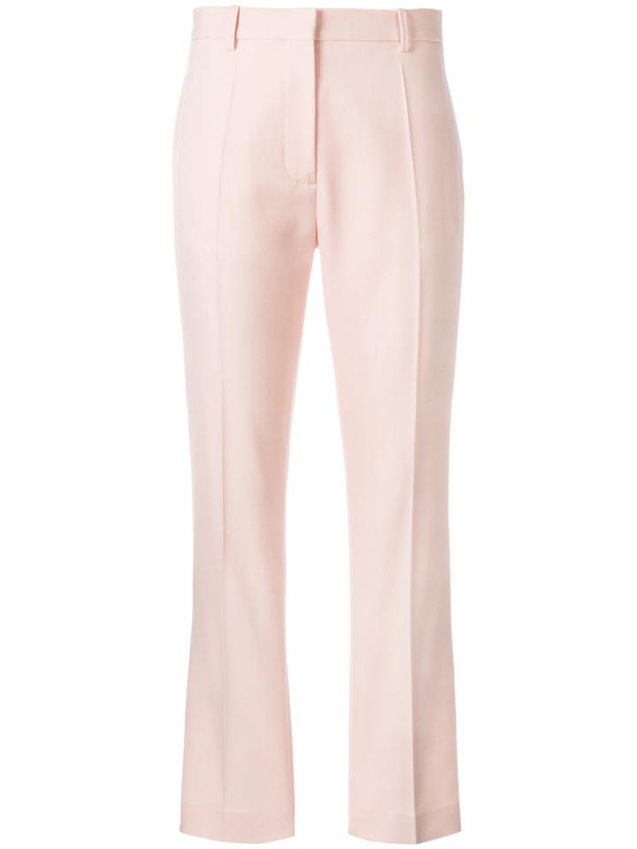 Joseph Cropped Tailored Trousers - Pink & Purple