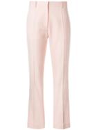 Joseph Cropped Tailored Trousers - Pink & Purple