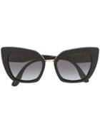 Dolce & Gabbana Eyewear Cuore Sacro Sunglasses - Black