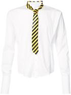 Charles Jeffrey Loverboy Fitted Tie Shirt - White