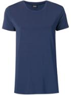 Max Mara Curved-hem T-shirt - Blue