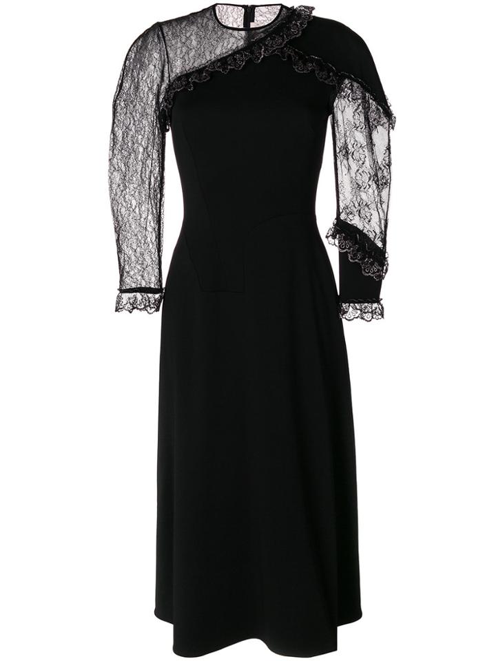 Christopher Kane Patchwork Lace Dress - Black