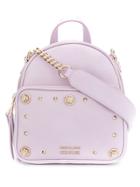Versace Jeans Couture Embellished Backpack - Pink