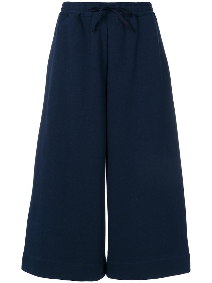 Maison Margiela Cropped Sweatpants - Blue