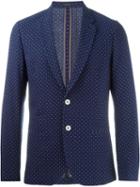 Paul Smith London Polka Dot Blazer, Men's, Size: 42, Blue, Cotton/viscose