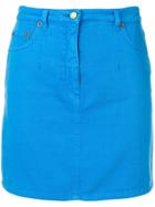 Alberta Ferretti Mini Denim Skirt - Blue