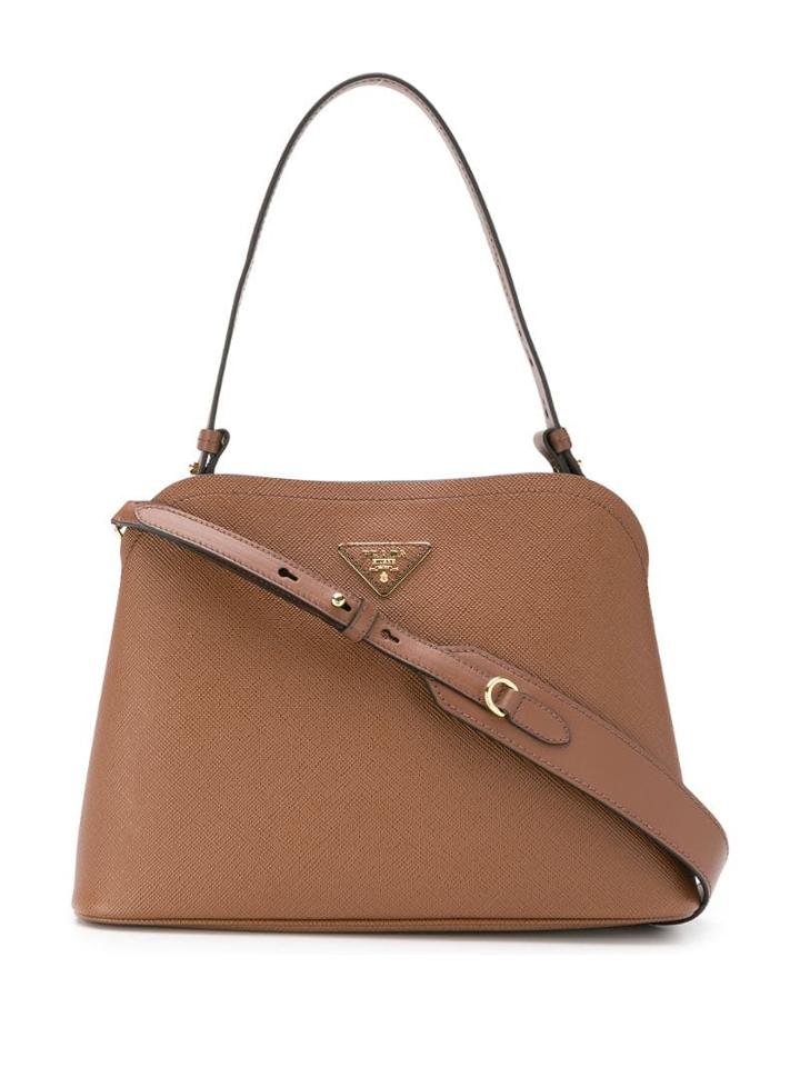 Prada Matinee Tote Bag - Brown