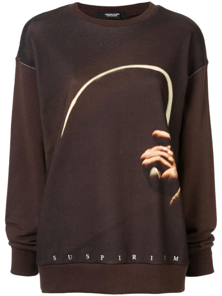 Undercover Graphic Print Sweater - Brown